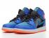 2021 Nike Air Jordan 1 Mid GS Racer Mavi Yeşil Abyss Siyah 554725-440,ayakkabı,spor ayakkabı