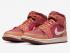 Air Jordan 1 Mid Africa Red Pink Beige White Shoes DV3476-600