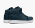Air Jordan 1 Mid Armory Navy White Electrolime Chaussures Pour Hommes 554724-421