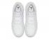 Air Jordan 1 Mid BG Triple White Basketball Shoes 554725-129