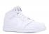 Air Jordan 1 Mid Bg Beyaz Siyah 554725-110,ayakkabı,spor ayakkabı