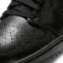 Air Jordan 1 középfekete kígyóbőr hármas fekete cipő BQ6472-010