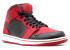 Air Jordan 1 Mid Bred Gym Siyah Kırmızı 554724-005,ayakkabı,spor ayakkabı