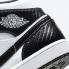 Air Jordan 1 Mid Carbon Fibre Zwart Wit Basketbalschoenen DD1649-001