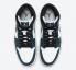 Sepatu Air Jordan 1 Mid Dark Teal White Black 554724-411