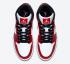 Air Jordan 1 Mid GS Chicago Beyaz Spor Salonu Kırmızı Siyah Ayakkabı 554725-173 .