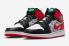 Air Jordan 1 Mid GS Holiday Beyaz Siyah Roma Green Üniversite Kırmızı DM1208-150,ayakkabı,spor ayakkabı