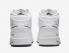 รองเท้าบาสเก็ตบอล Air Jordan 1 Mid GS Schematic สีขาวสีดำ DQ1864-100