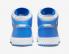 Air Jordan 1 Mid GS 運動鞋學校比賽獲勝者海星大學藍色 DR6492-100