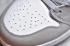 Air Jordan 1 Mid GS White Wolf szürke hiperrózsaszín cipőt 555112-117