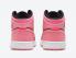 Air Jordan 1 Mid Gs Coral Chalk Pink Rush Black Pinksicle 554725-662