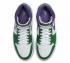 Air Jordan 1 Mid Gs Hulk Purple White Verde Court Aloe 554725-300