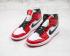 Air Jordan 1 Mid J White Red Black Basketball Shoes 554726-173