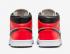 Air Jordan 1 Mid Newsprint Light Orewood Marrone Bright Crimson DQ6078-100