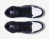 Air Jordan 1 Mid Obsidian White Black Mens Basketball Shoes 554724-401