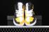 Air Jordan 1 Mid Quai 54 Negro Blanco Amarillo Zapatos para hombre CJ9219-700