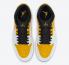 Air Jordan 1 Mid University Gold White Black Shoes 554724-170