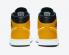 Air Jordan 1 Mid University zlatno bijele crne cipele 554724-170
