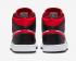 Air Jordan 1 Mid Beyaz Siyah Kırmızı 554724-079,ayakkabı,spor ayakkabı