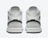 Air Jordan 1 Orta Beyaz Açık Duman Gri Siyah BQ6472-015,ayakkabı,spor ayakkabı