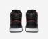 Air Jordan 1 Retro Mid Black Team Red White Chaussures de basket-ball pour hommes 554724-009