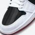 Air Jordan 女款 1 Mid Se 實用白色黑色健身紅色 DD9338-016