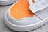 Nike Air Jordan 1 Mid ALT Enfants Blanc Orange BQ6472-907