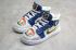 Nike Air Jordan 1 Mid ALT สีขาวสีน้ำเงินสีเหลือง BQ6472-902