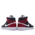 Nike Air Jordan 1 Mid Preto Branco Noble Red BQ6472-016