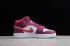 Nike Air Jordan 1 Mid GS True Berry Rush Różowy 555112-661