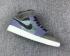 Sepatu Basket Pria Nike Air Jordan 1 Mid Green Purple White 852842-203