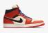 Nike Air Jordan 1 Mid SE 團隊橙色深紅色深皇家藍色黑色 852542-800