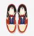 Nike Air Jordan 1 Mid SE Team Orange Crimson Tint Deep Royal Blue Negro 852542-800