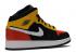 Nike Air Jordan 1 Mid Se Gs Orange Weiß Team Schwarz Amarillo BQ6931-087
