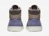 Nike Air Jordan 1 Mid Suede Patch 棕色白紫 852542-203