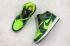 Nike Air Jordan 1 Mid Blanco Verde Negro Zapatos de baloncesto 852542-300