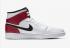 Nike Air Jordan 1 Orta Beyaz Spor Salonu Kırmızı Siyah 554724-116 .