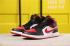 Nike Air Jordan 1 Mid Blanc Rouge Noir Chaussures de basket-ball 852542-610