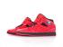 Nike Air Jordan 1 Retro Mid Black Gym Red Basketball Shoes 555071-661
