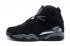 Nike Air Jordan Retro 8 VIII Negro gris hombres mujeres zapatos de baloncesto