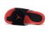 Air Jordan Hydro Retro 7 Damskie Czarne Czerwone Klapki Wsuwane Sandały 705467-023