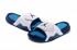 Nike Air Jordan Hydro VII Retro White Gray Blue Navy Slides 705467-107