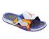 Nike Jordan Hydro VII 7 Retro Branco Azul Multicolor Masculino Sapatos 705467-127