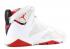 Air Jordan 7 Gs Countdown Pack Light Blanco True Silver Rojo 304774-102