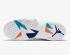 Air Jordan 7 Retro GS Cloro Azul Branco Laranja Sapatos 442960-100
