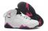 Air Jordan 7 Retro GS Blanc Fireberry Noir Nuit Bl Chaussures de basket-ball 442960-117
