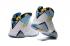 Nike Air Jordan VII 7 Retro Bianco Ice Blu Turchese Nero 744804 144
