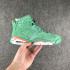 pantofi Air Jordan 6 pentru bărbați, verde alb 384664