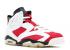 Air Jordan 6 Retro Countdown Pack Carmine Branco Preto 322719-161