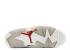 Air Jordan 6 Retro Golden Moments Paketi Beyaz Altın Metalik 384664-135, ayakkabı, spor ayakkabı